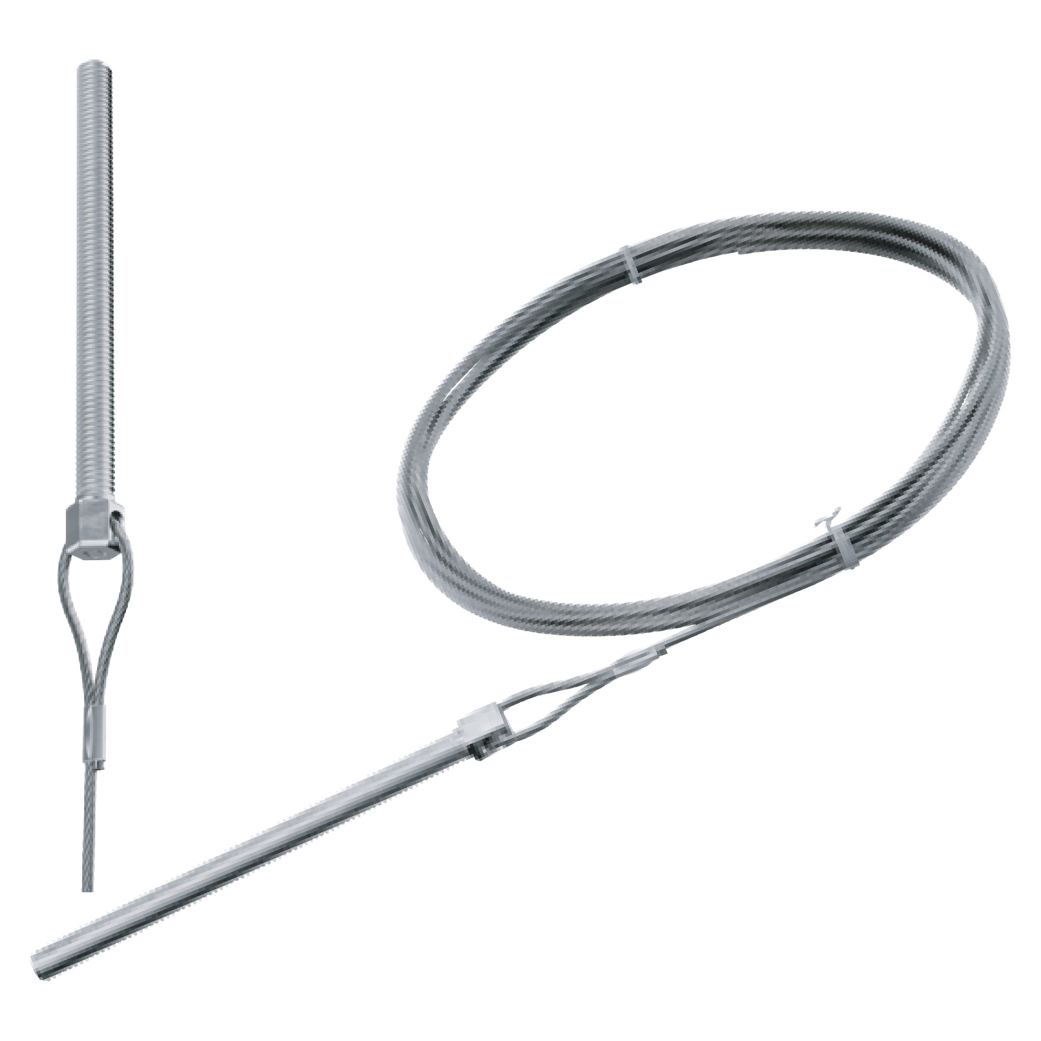 DW3 X 12FT STUD 3/8X2IN