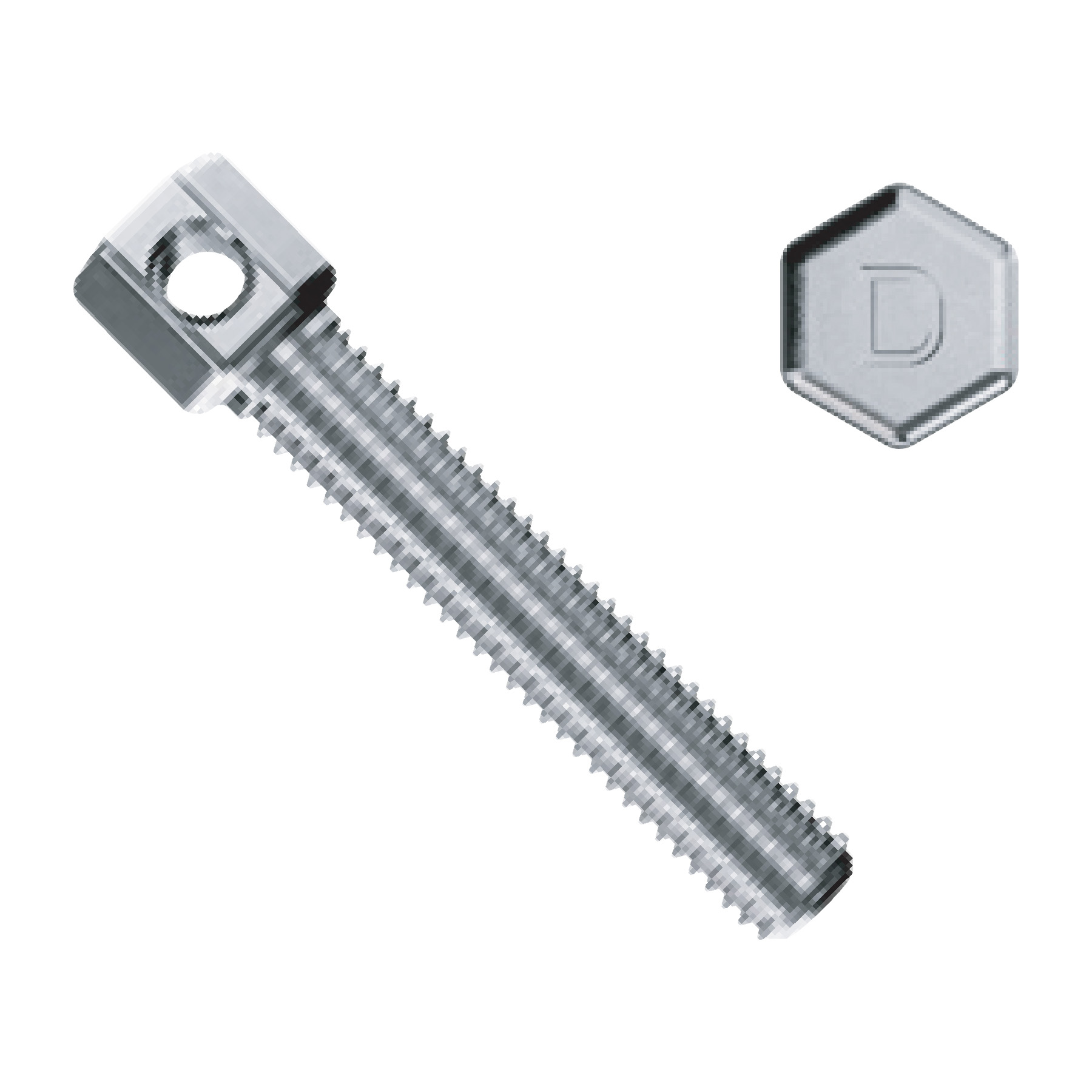 THREADED STUD 3/8X2IN FOR TOUGHWIRE