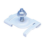 15/16 T-GRID, 5/8 SCREW, PAL NUT, TWIST CLIP  WHITE