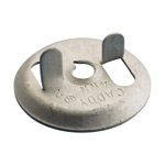 1/4 HOLE, THREADED, WING NUT FOR TWIST CLIPS