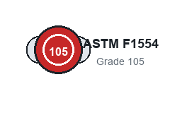 ASTM F1554 Grade 105 marking