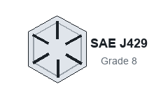 SAE J429 Grade 8 marking