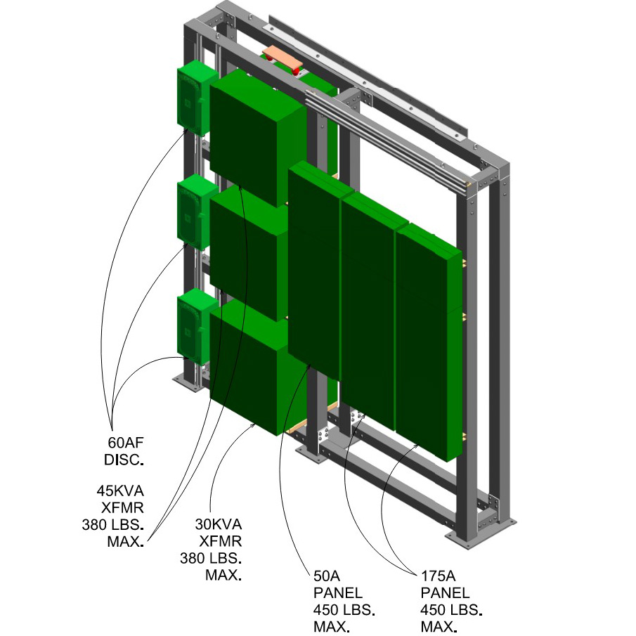 Prefabricated Electrical Equipment Frames
